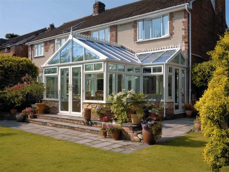t shape conservatory